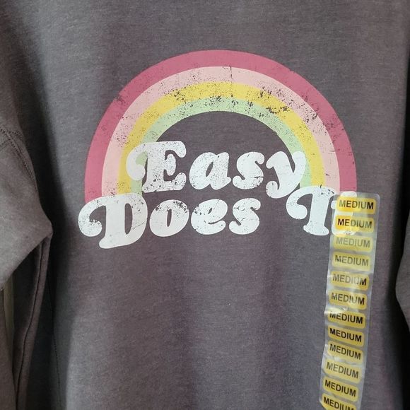 Wildfox "Easy Does It" Soft Statement Sweatshirt NWT - Picture 3 of 16